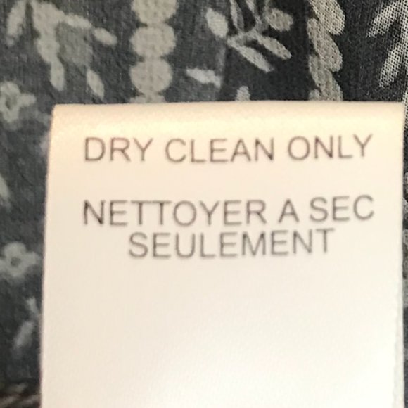 Nanette Lepore Gray Semi Sheer Blouse Size 10 - Picture 9 of 9